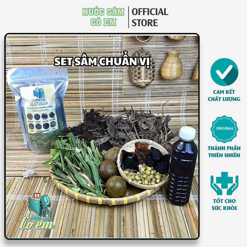 Set nước sâm chuẩn vị nước sâm Cô Em thảo mộc thanh nhiệt - mỗi set nấu 10L nước