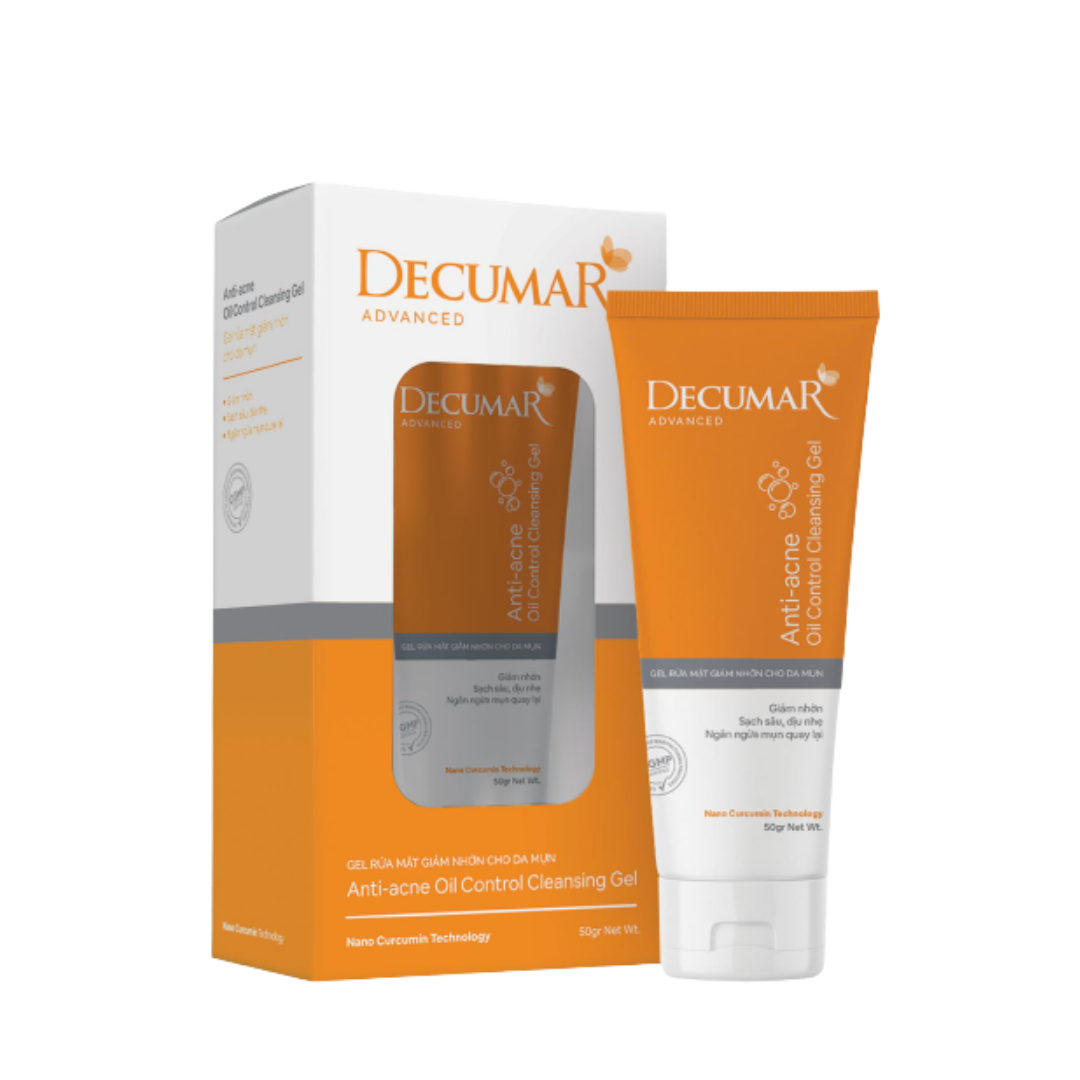 Gel rửa mặt ngừa mụn Decumar Clean