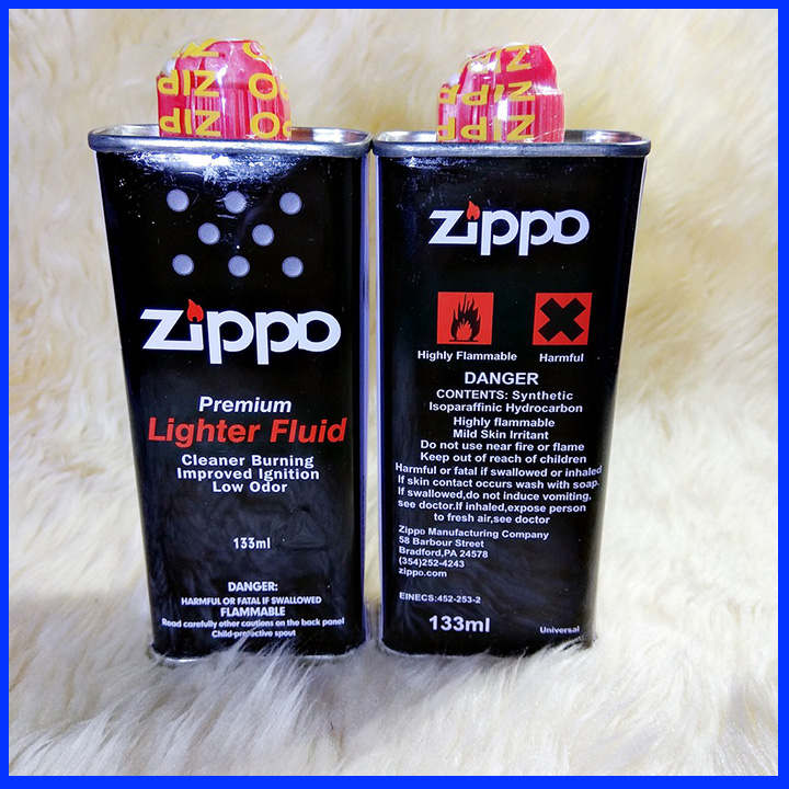 Chai xăng thơm Zippo 133ml, Xăng hộp quẹt bật lửa Zippo, Xăng zippo giá rẻ