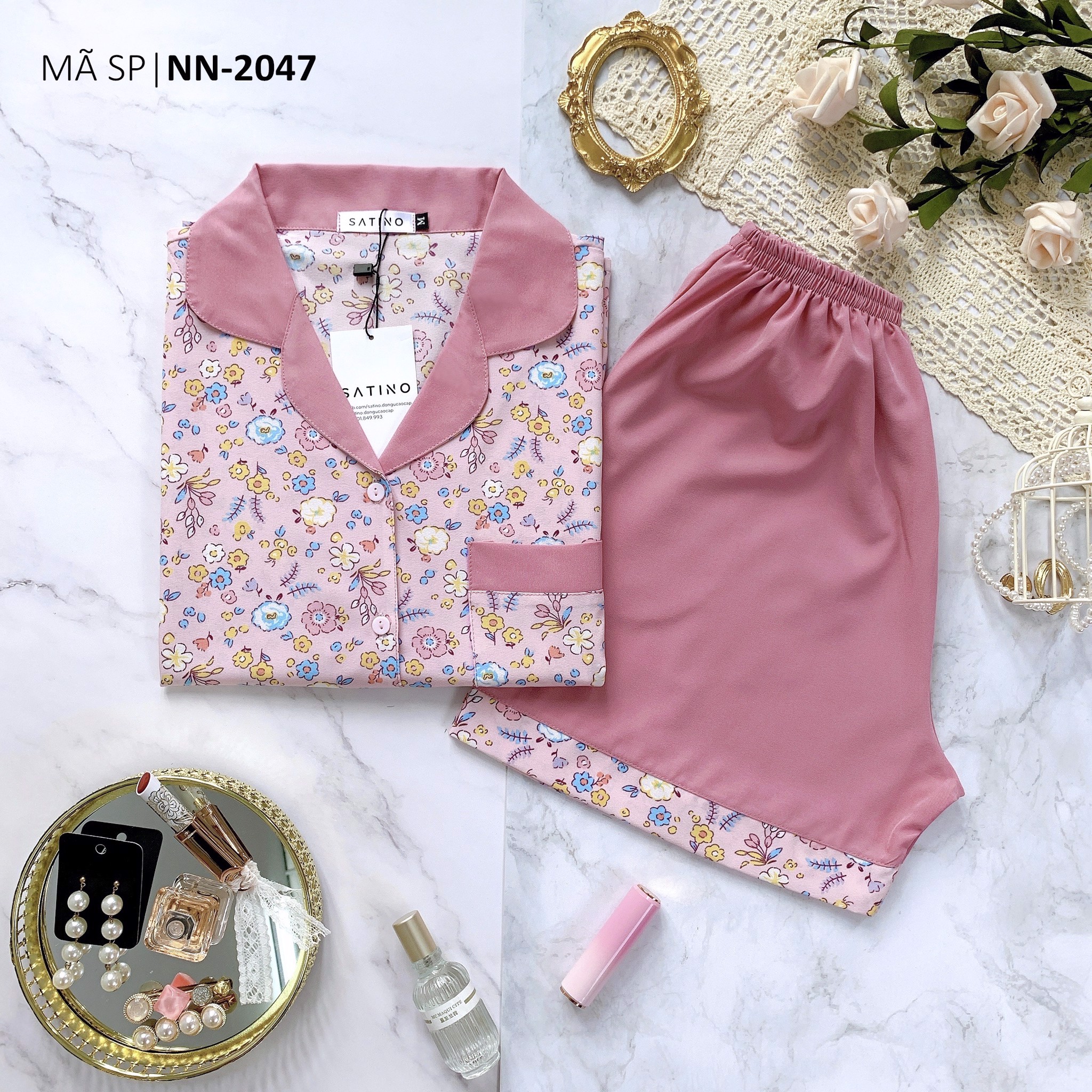 Pijama tnqn - gypso pink