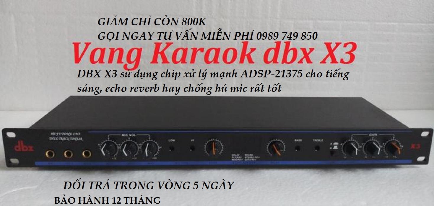 Vang cơ cao cấp dbx x3 chống hú