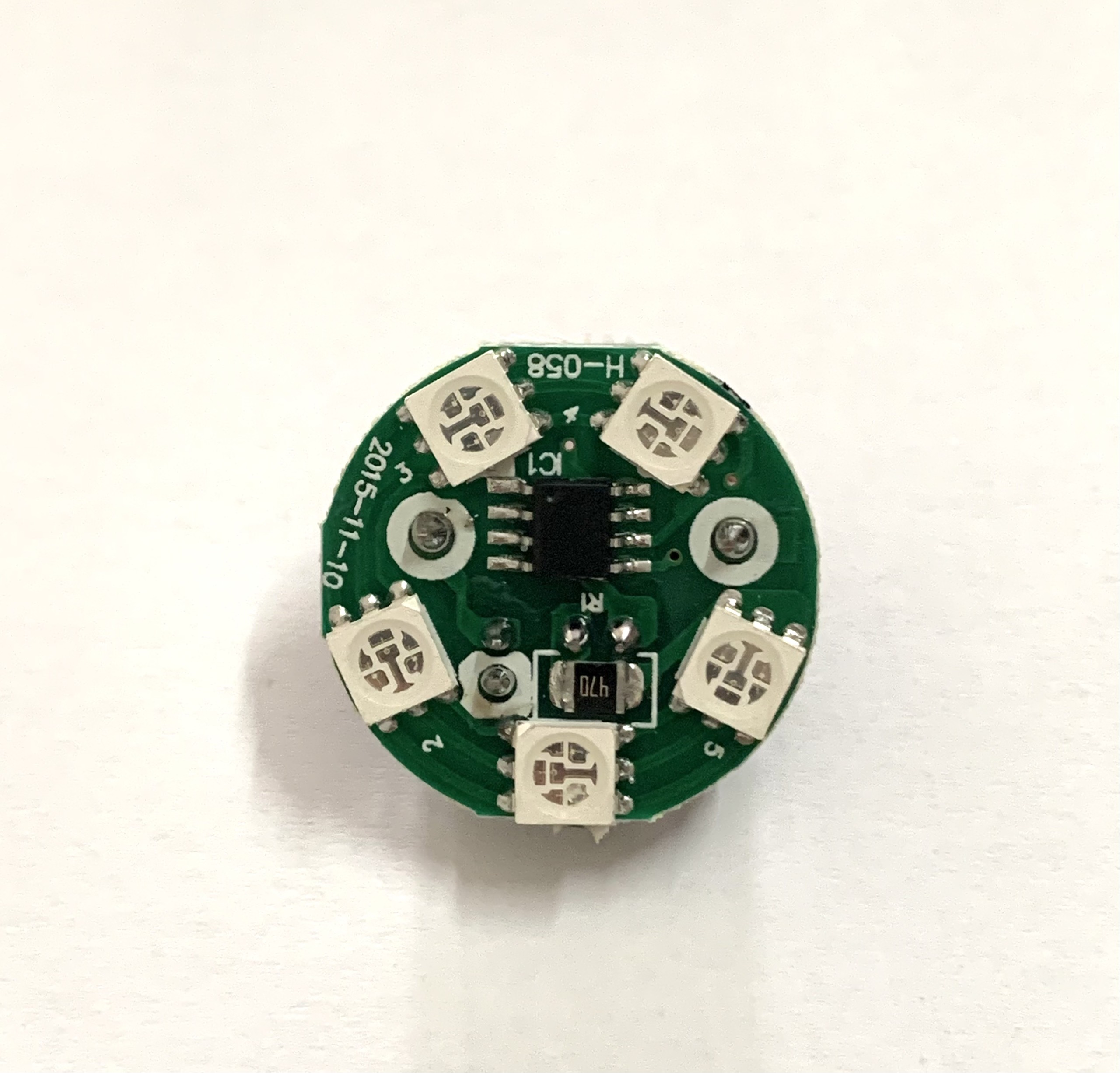 Mạch đèn thờ - loại 5 led đường kính 2.5cm
