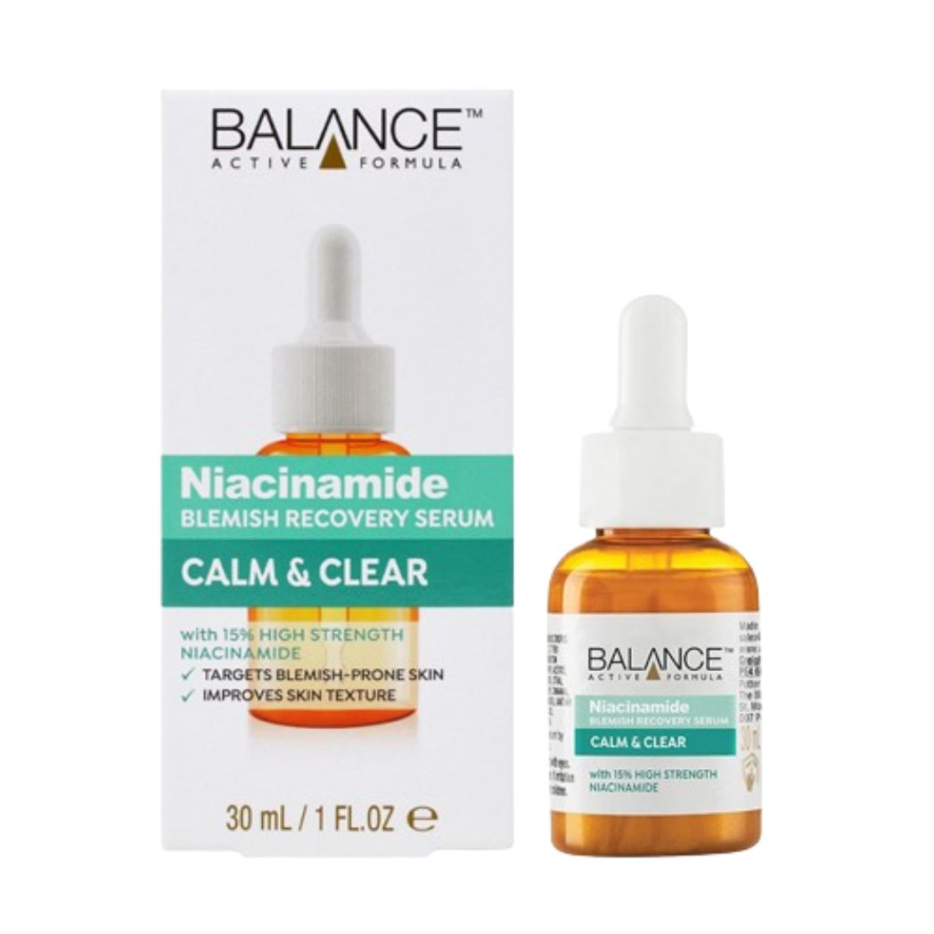 Serum BALANCE Niacinamide Blemish Recovery Phục Hồi Giảm Mụn Làm Mờ Vết Thâm (30ml) zavenci
