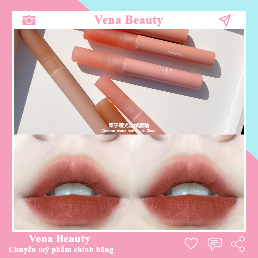 Son môi nội địa trung lì giá rẻ dưỡng môi dành cho học sinh Daimanpu Vena Beauty