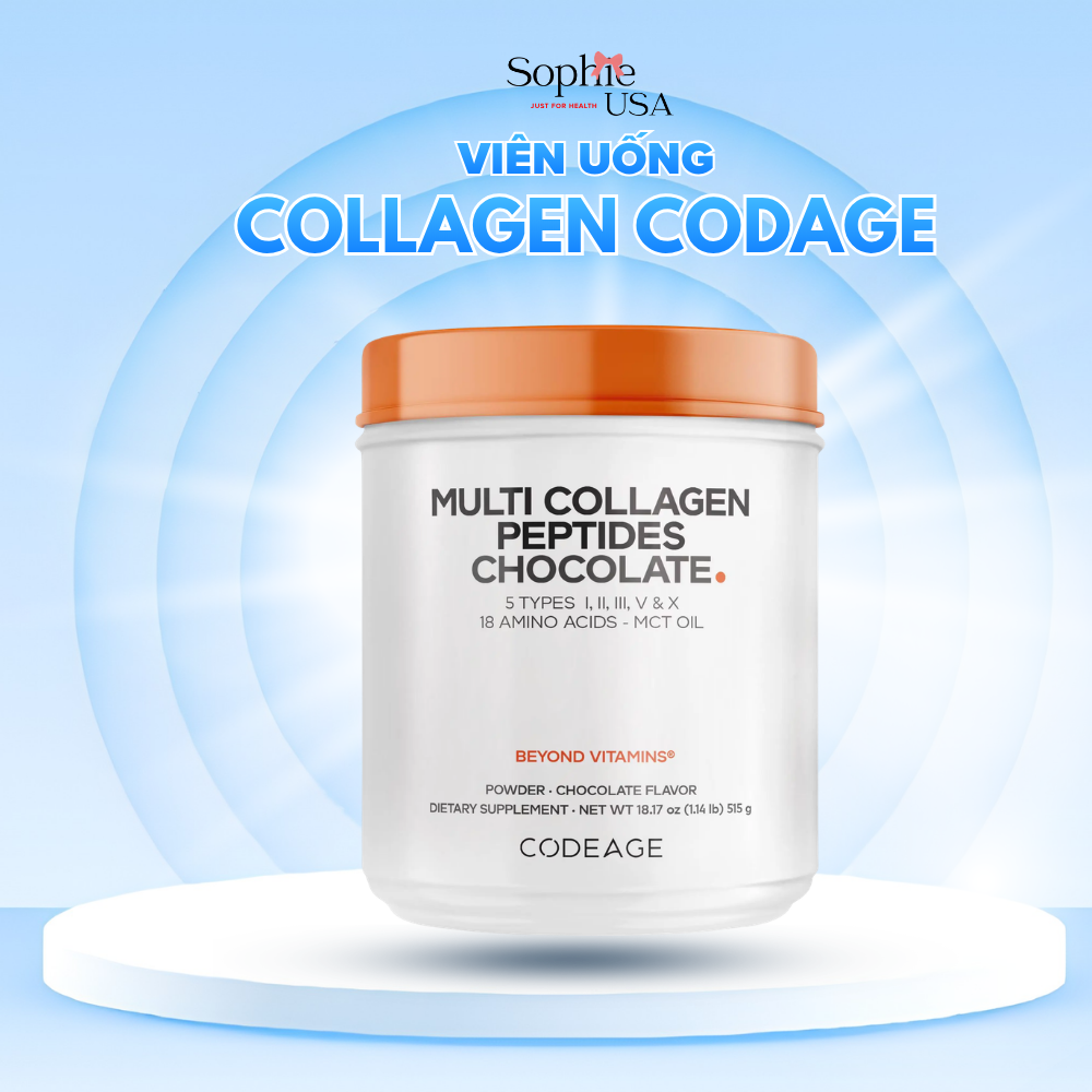 (American Product) Collagen Powder Codage Multi Collagen Peptides 567g