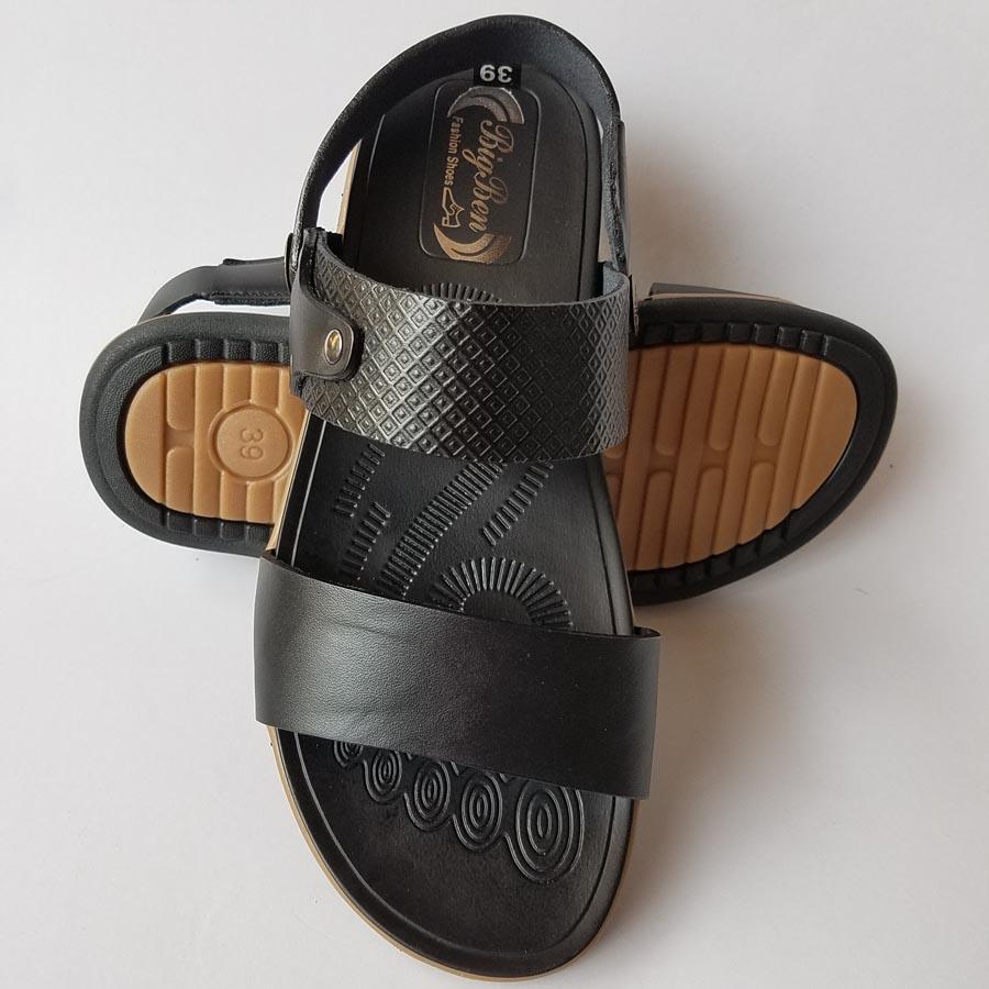 Sandal nam bigben da bò thật cao cấp