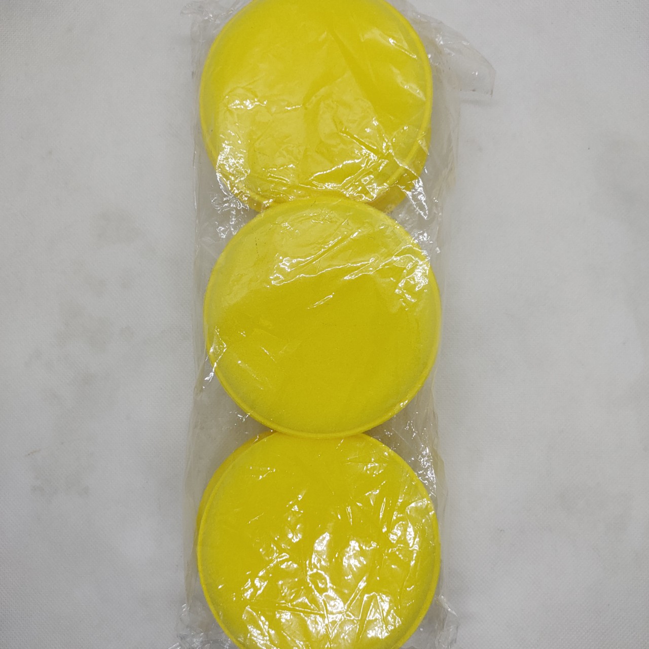 MÚT XỐP ĐÁNH BÓNG XE Ô TÔ MÀU VÀNG  (Yellow Sponge piece)