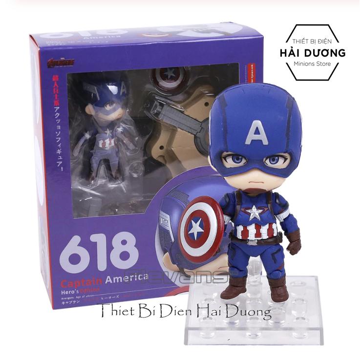 Đồ chơi mô hình siêu anh hùng Captain America - Đội trưởng Mỹ 618
