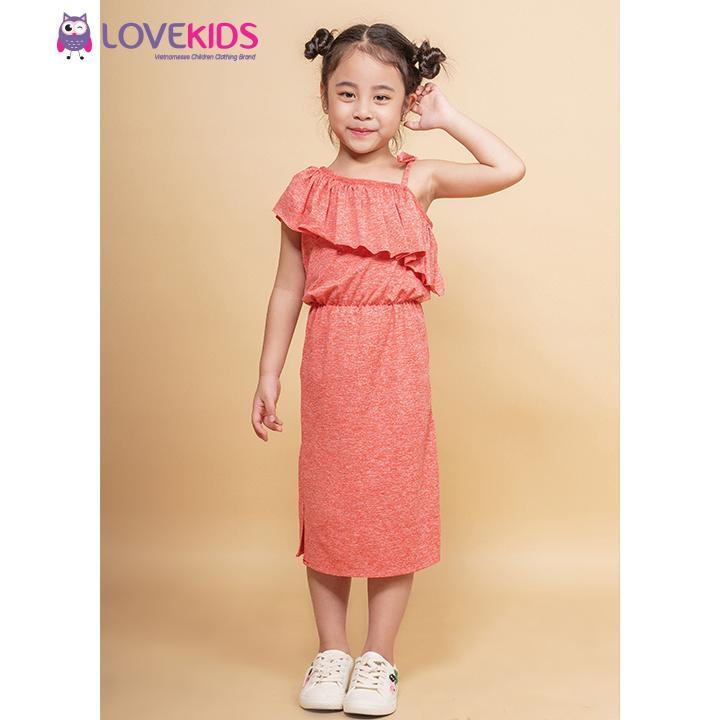 Váy đầm maxi bé gái lệch vai Best Friend Lovekids