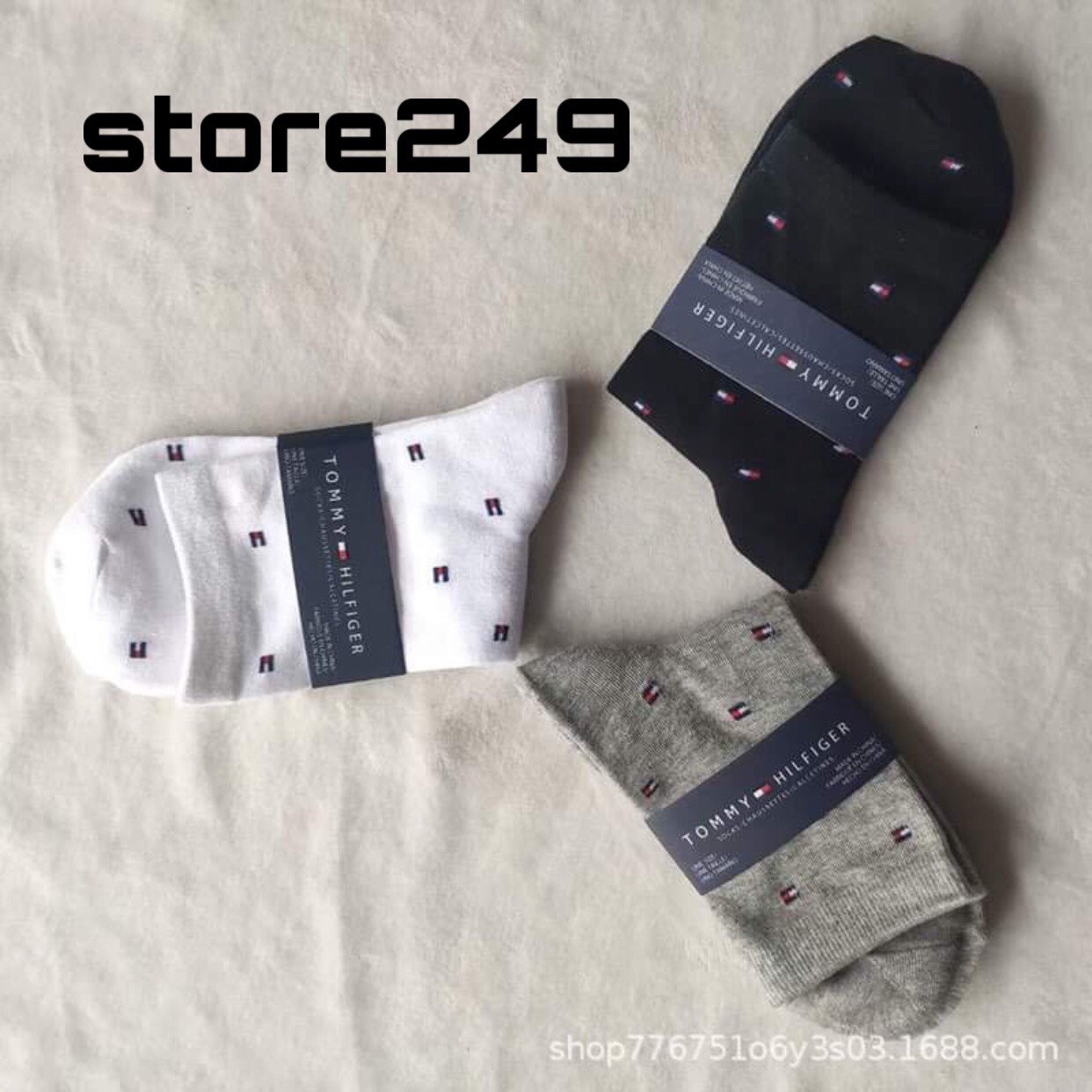 Combo 3 đôi tất/vớ cao cổ tommy