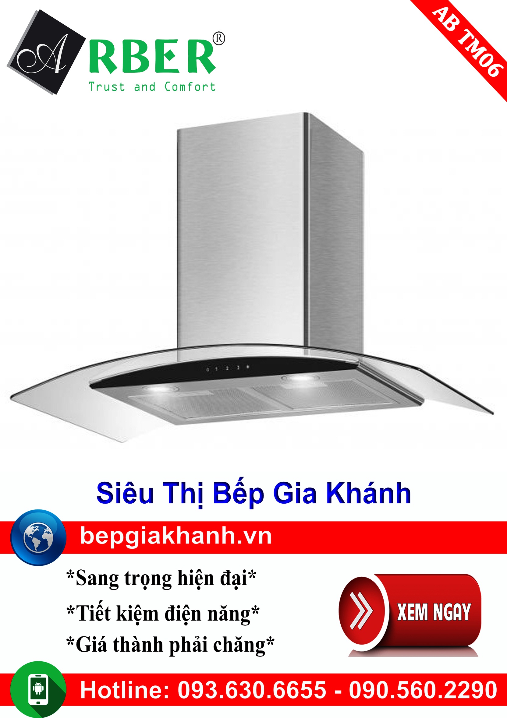 [HCM]Máy hút mùi kính cong 70cm Arber AB TM06 máy hút mùi nhà bếp máy hút mùi bếp máy hút mùi kính cong máy hút mùi canzy máy hút mùi mini máy hút mùi âm trần máy hút mùi electrolux may hut mui