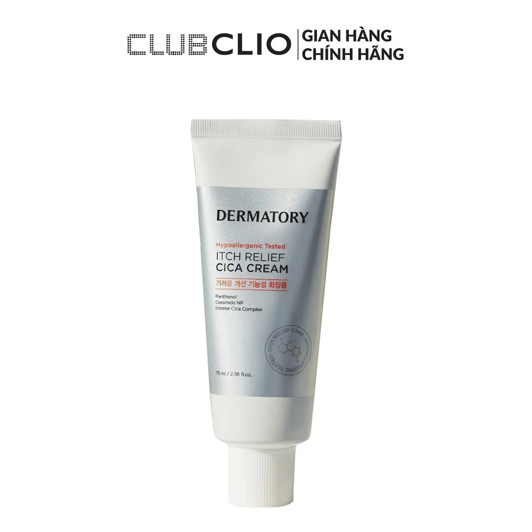 Kem Dưỡng Làm Dịu Da Dermatory Itch Relief Cica Cream 70ml