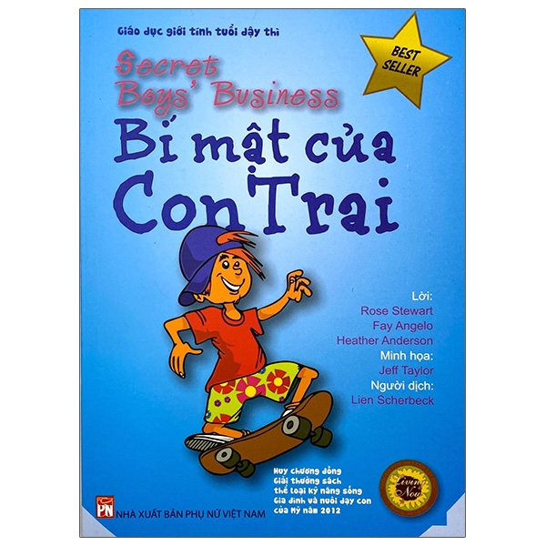 Bí mật của con trai - Secret Boys' Business - Sách giáo dục giới tính tuổi dậy thì dành cho bé trai