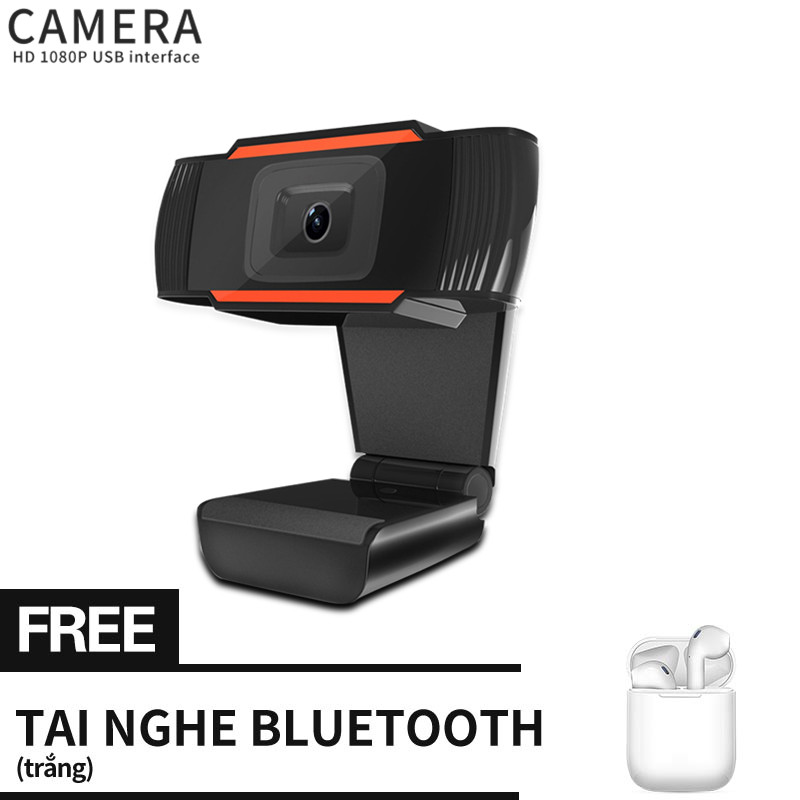 【Có tai nghe Bluetooth I12 miễn phí】Webcam 1080P 30fps Web Cam AF Chức Năng Lấy Nét Tự Động Máy Ảnh Web Với Microphone Máy Ảnh Web Cho PC Usb Camera Webcam Full Hd 1080P Webcam