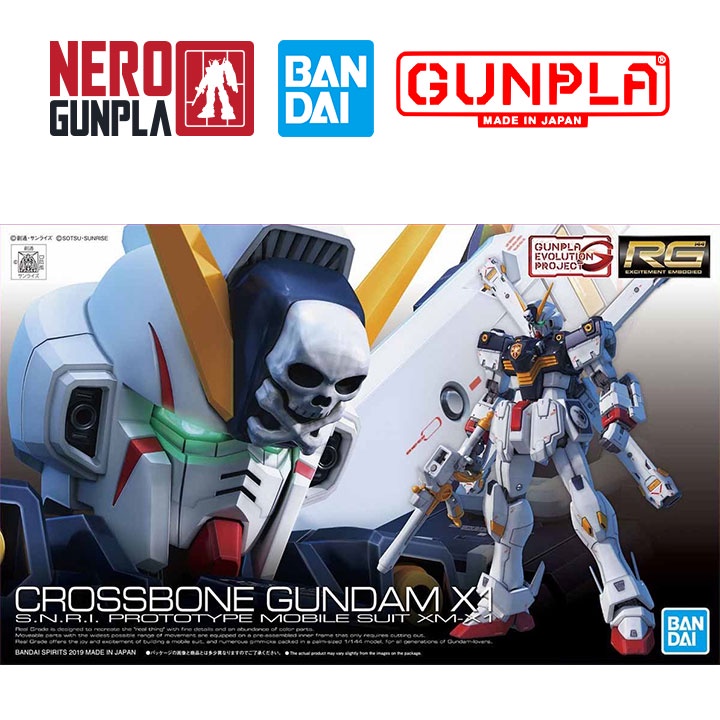 Mô hình lắp ráp bandai gunpla rg 1/144 crossbone gundam x1