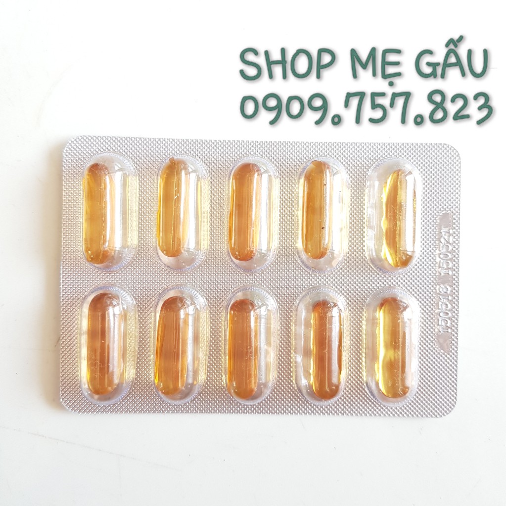 1 vỉ vitamin e 10 viên dài dưỡng ẩm
