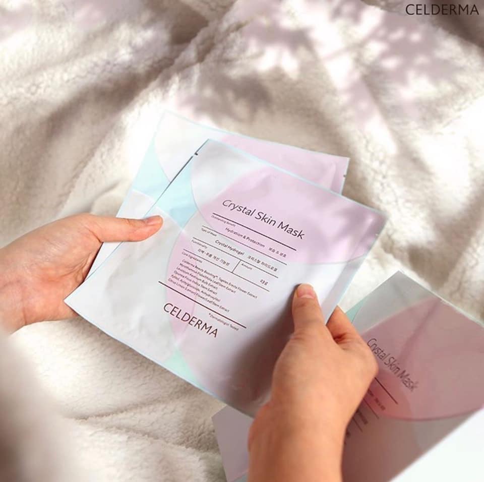 [HCM]Mặt nạ Thạch Anh Hàn Quốc - Celderma Crystal Skin Mask