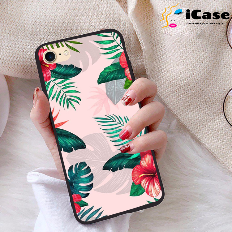 Ốp lưng iphone 7 viền dẻo tpu bst hoa