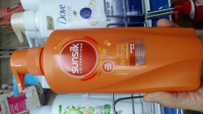 Dầu gội phục hồi hư tổn màu cam Sunsilk 450ml Thái Lan