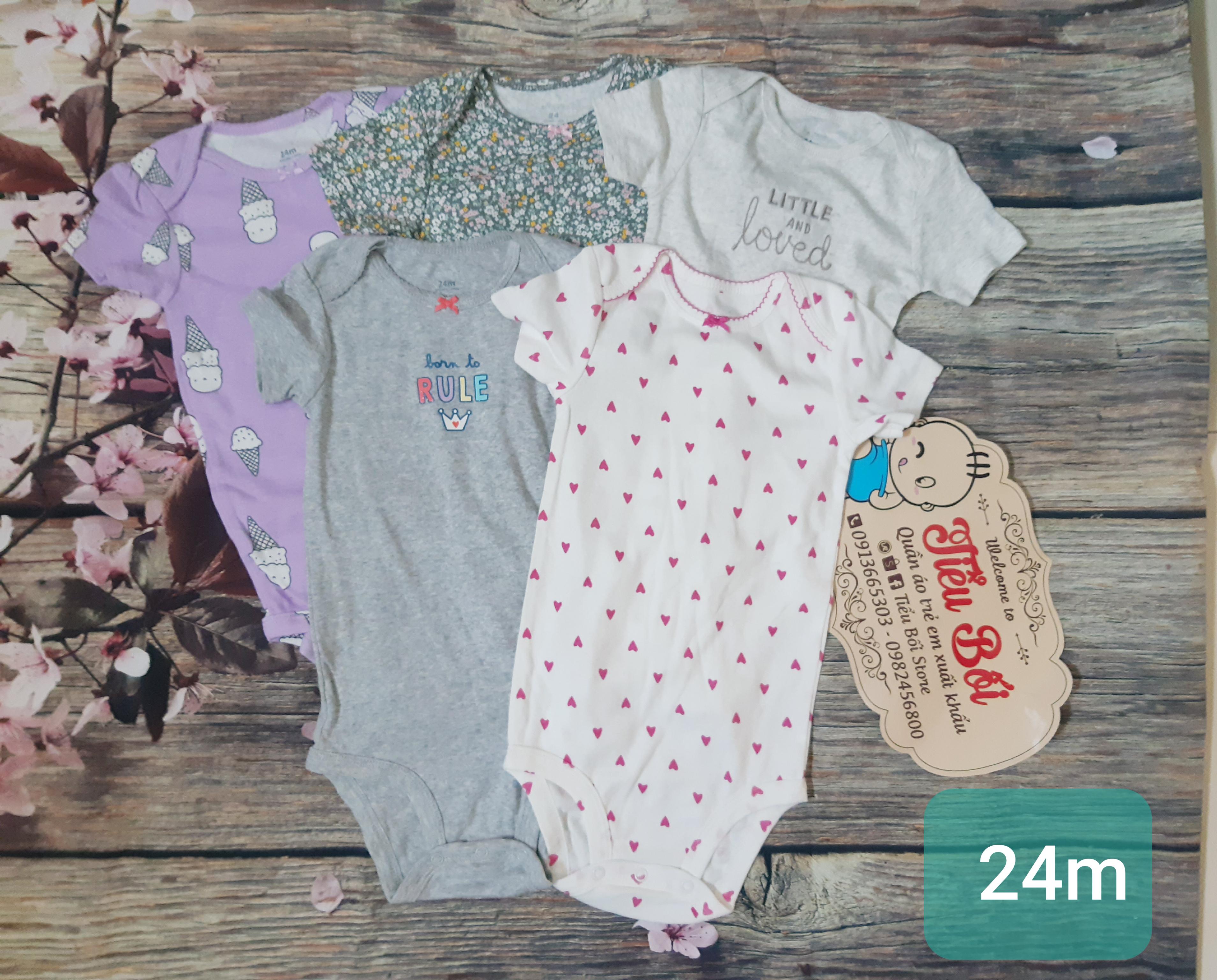 Set 5 bộ áo liền quần body suit 13.5kg