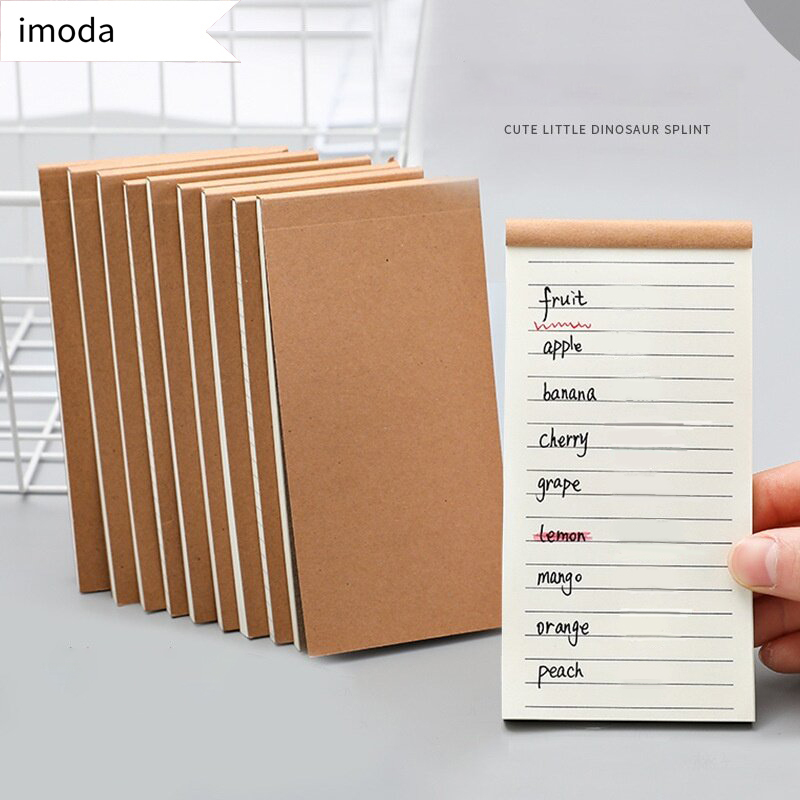 imoda 50 Tờ/Tấm Giấy Kraft Sổ Kế Hoạch Giấy Ghi Nhớ Văn Phòng Học Tập Văn Phòng Phẩm