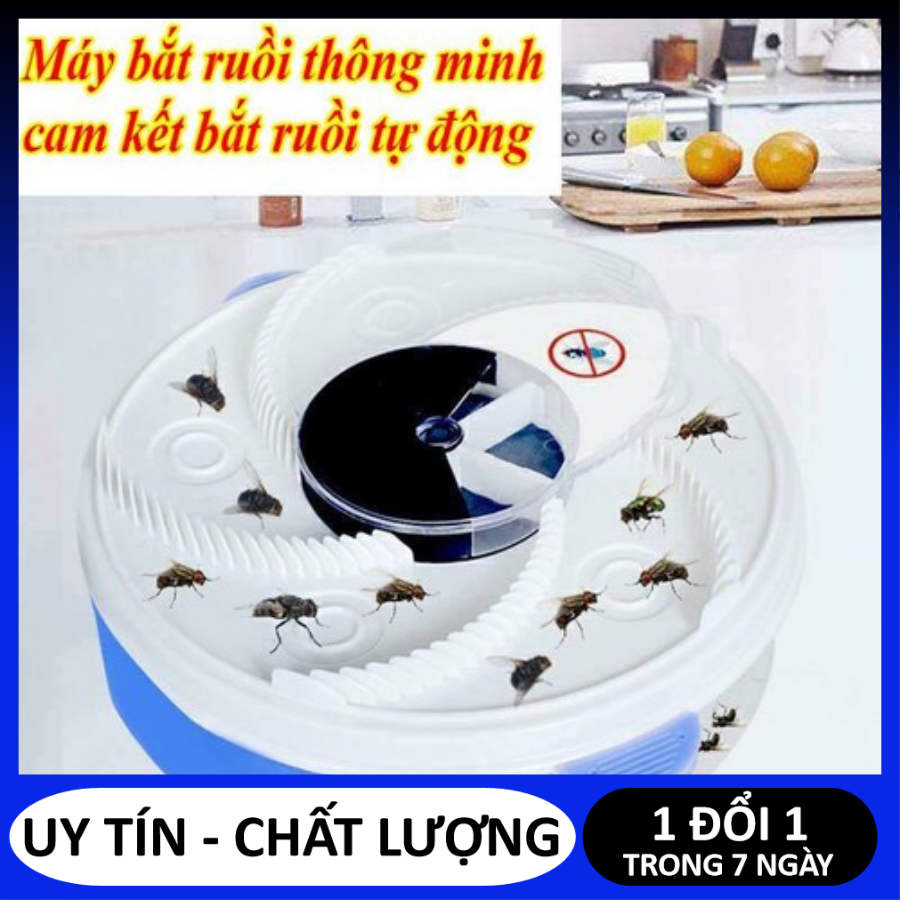 Máy bắt ruồi, côn trùng tự động xoay 360 thông minh, thiết bị bắt ruồi bằng mồi nhử hiệu quả, không gây bốc mùi, vệ sinh máy dễ dàng - Cách diệt côn trùng, ruồi hiệu quả tại nhà, Máy diệt ruồi giá rẻ, Máy bẫy ruồi