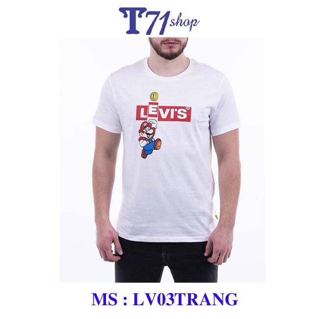 Áo thun levis-áo thun thời trang Levis áo thun cổ tròn tay ngắn-cotton thoáng mát-T71SHOP