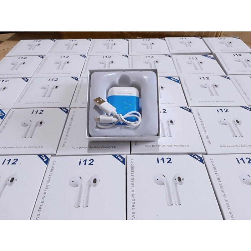 Tai Nghe Bluetooth i12 TWS Kết Nối Không Dây - Âm thanh sống động, cảm ứng cực nhạy - I12