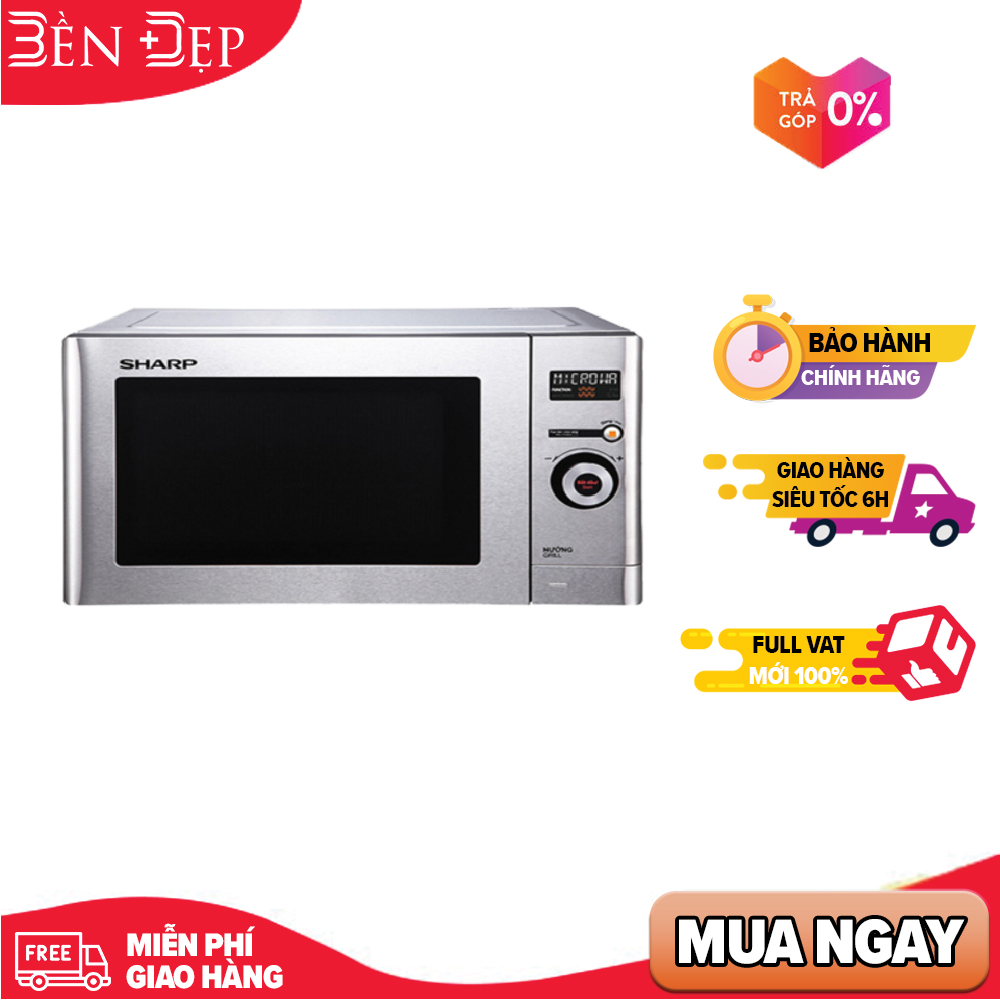Lò vi sóng sharp r-g623vn - 23 lít có