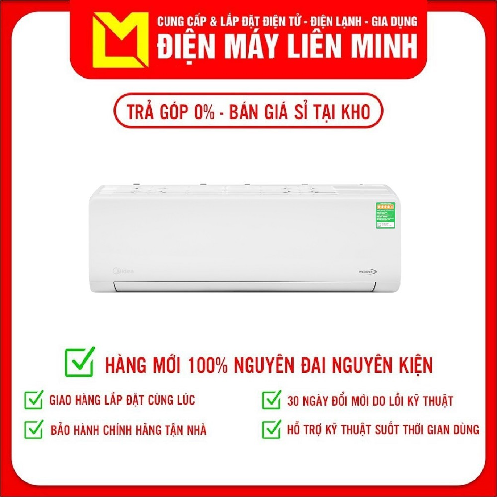 Máy lạnh Midea Inverter 1 HP MSAGII-10CRDN8 - Thiết kế hiện đại, trang nhã