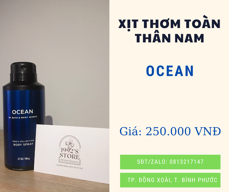 [BBW] Xịt thơm toàn thân dành cho nam 104g