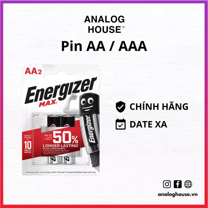 Pin Energizer AA AAA ENERGIZER dùng cho máy ảnh film và máy ảnh Instax
