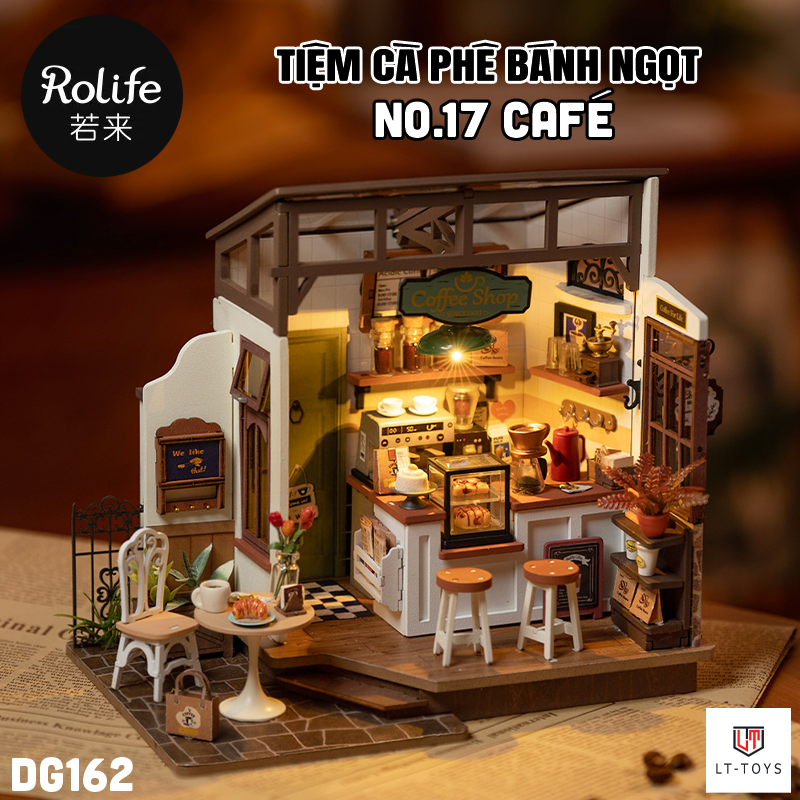 Bộ đồ chơi Lắp ráp Mô hình Tiệm Cà Phê Bánh Ngọt NO.17 Café