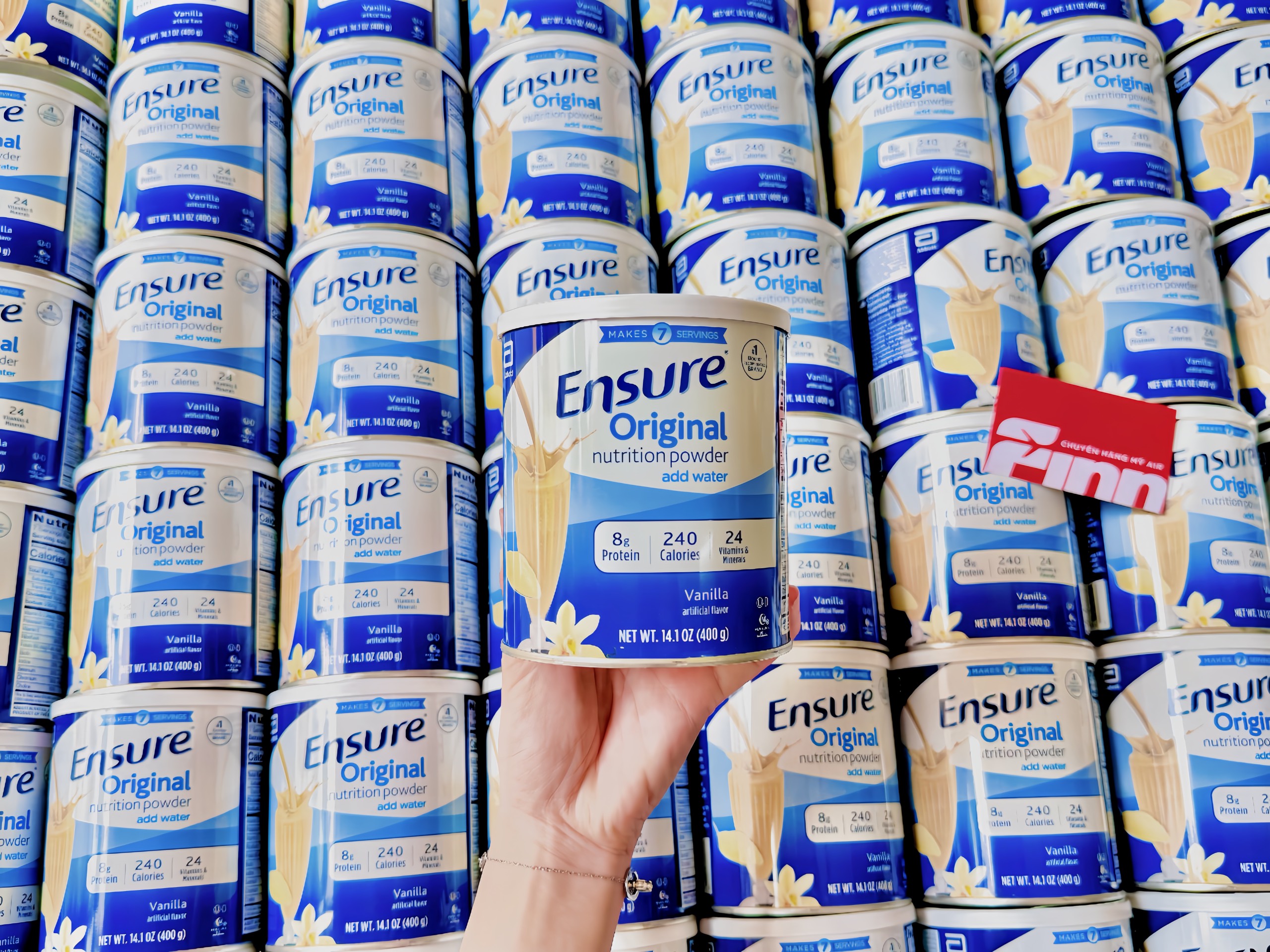 Sữa bột Ensure Mỹ bổ sung 24 loại vitamin và khoáng chất 400g
