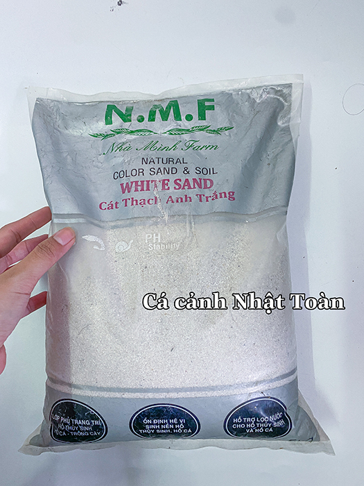 "Hoàn tiền đến 10%" CÁT THẠCH ANH TRẮNG TRANG TRÍ BỂ CÁ NON BỘ WHITE SAND