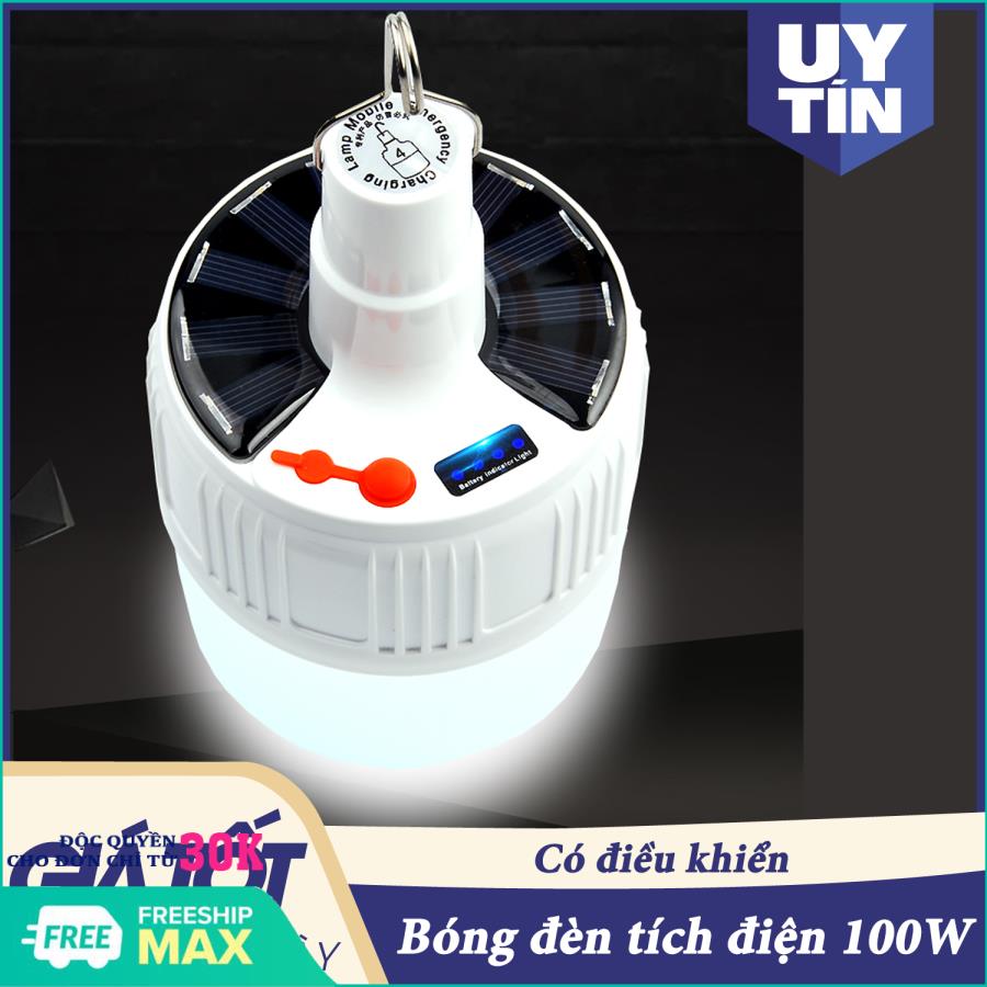 Bóng đèn led - Bóng đèn led sạc tích điện - Bóng đèn tích điện, bóng đèn tích điện có điều khiển từ xa, SL-24, bóng đèn led sạc tích điện, bóng điện, đèn tích điện, den tich dien ( LOẠI TO) -  100 W - 1 ĐỔI 1 TRONG 7 NGÀY