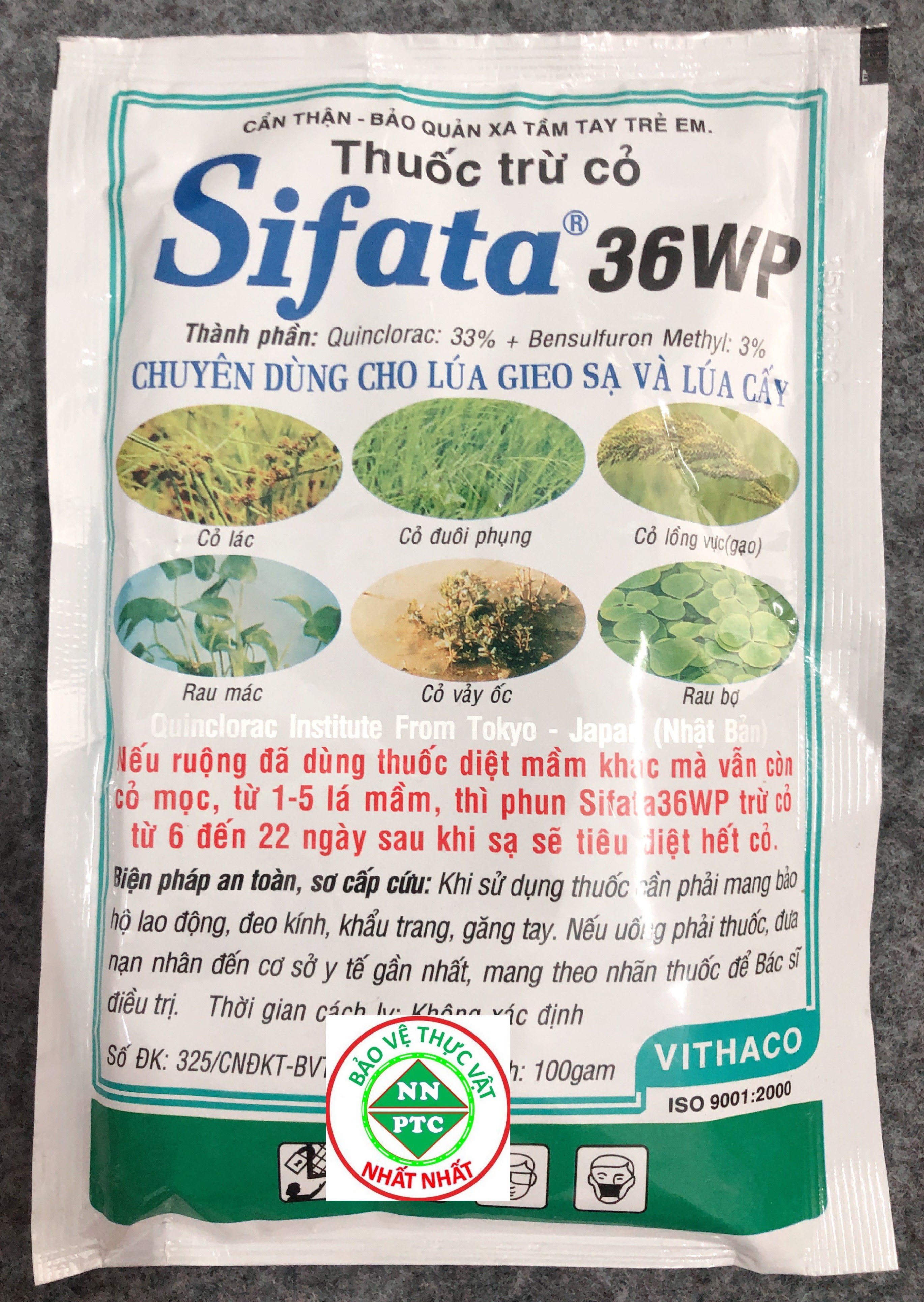 [ Thuốc Trừ cỏ, Thuốc cỏ ] Thuốc diệt cỏ Sifata 36WP