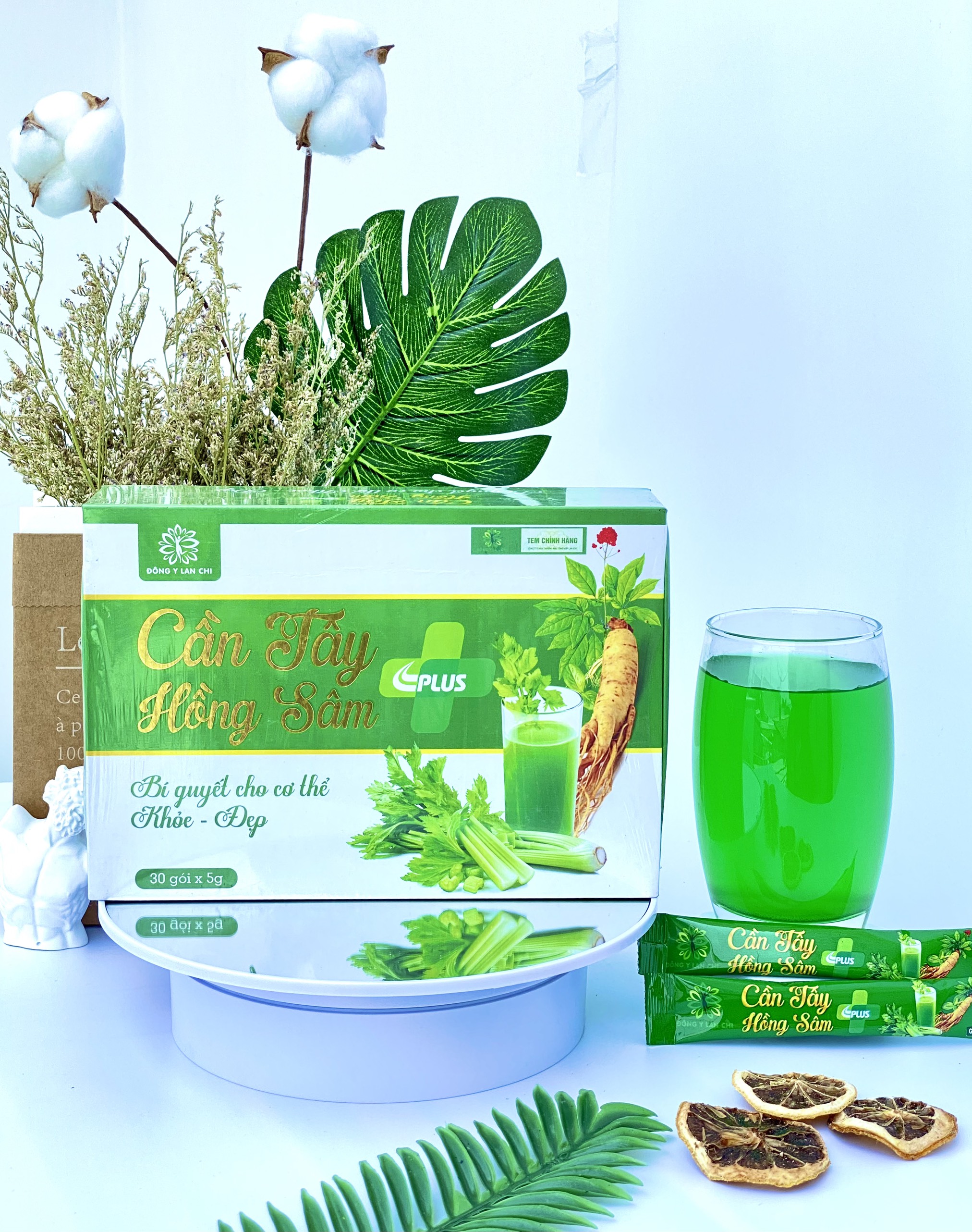 Cần tây hồng sâm lan chi plus - đông y lan chi - nhà phân phối chính hãng