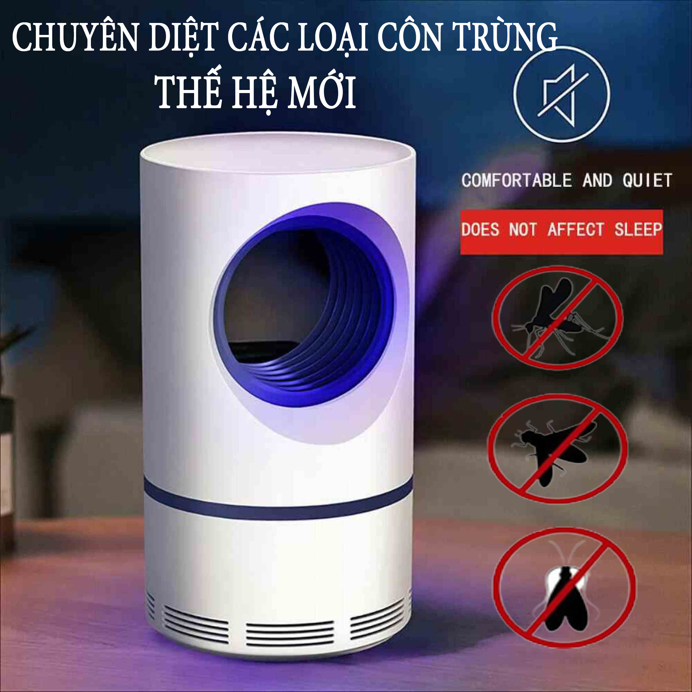 Thiết bị bắt muỗi thông minh mocato m101 cao cấp - chuyên bắt các loại côn trùng nhà bạn như ruồimuỗibọ - hàng nhập khẩu - bảo hành trong thời gian 3 tháng