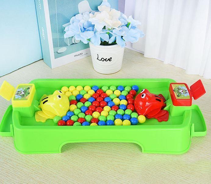Đồ chơi ếch gắp bi hungry frog siêu vui nhộn dành cho bé - đồ chơi ếch ăn kẹo ngọt fun game