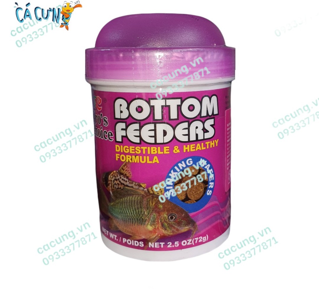 Thức ăn cá chuột dạng chìm pro choice bottom feeders 72g