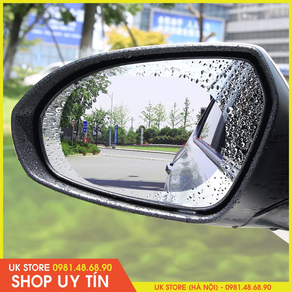 Combo 2 Miếng Film Dán Hình Tròn 10*10cm Chống Đọng Nước, Chống Lóa Gương Chiếu Hậu, Kính Ô Tô HSA1155