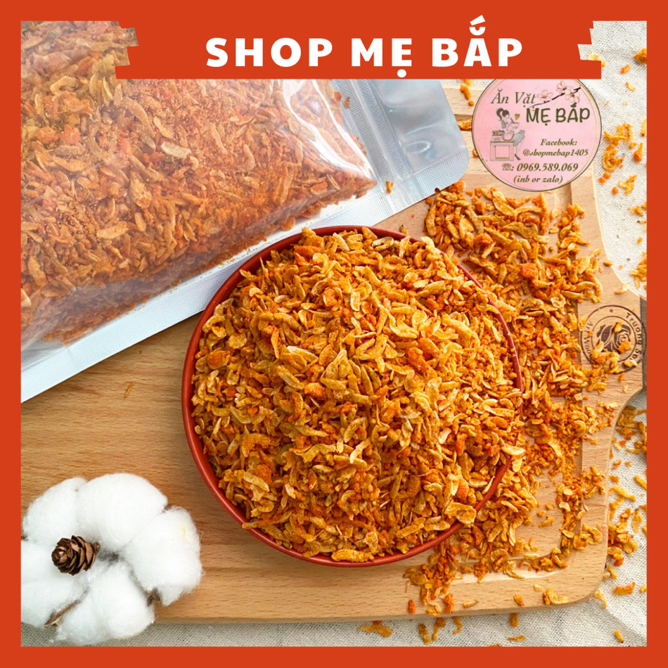 Ruốc sấy tây ninh - tép sấy nguyên chất 250g - shop mẹ bắp