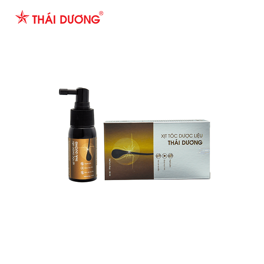 Xịt tóc Dược liệu Thái Dương lọ 30ml [Chính hãng]