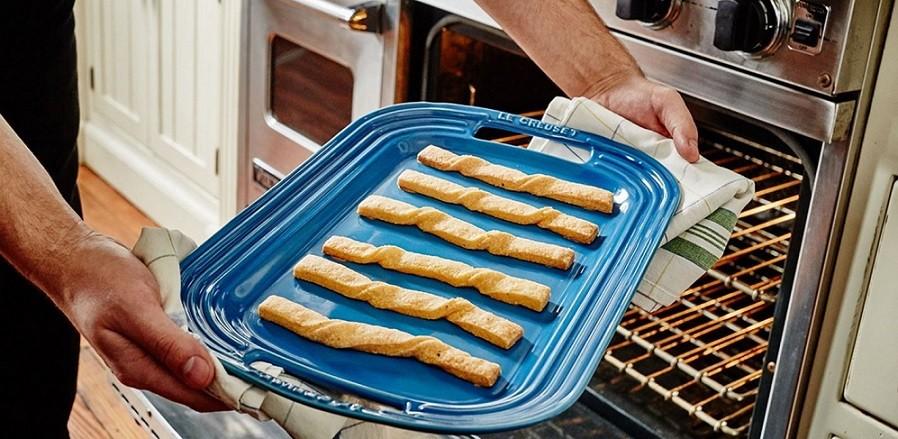 Đĩa bầu dục le creuset – xanh