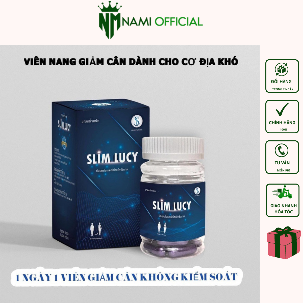 Slim Lucy - Giảm cân thảo mộc tự nhiên hiệu quả -chính hãng