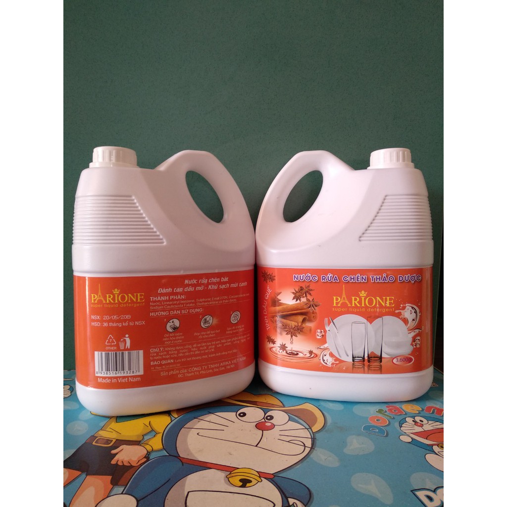Nước rửa bát thảo dược tinh dầu Quế 3L6