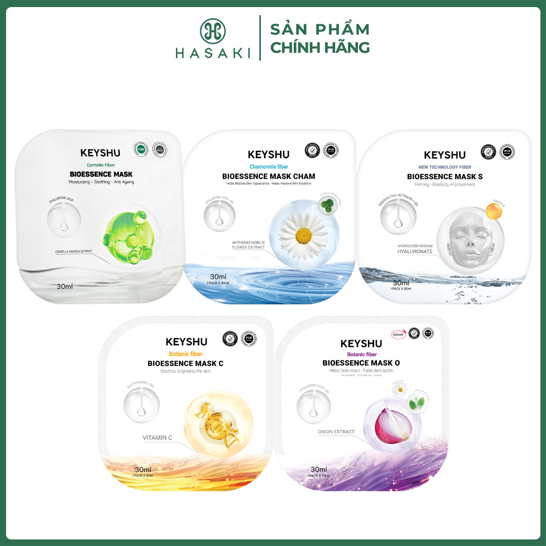  Mặt Nạ Keyshu Bioessence Mask 30ml Hasaki Sản Phẩm Chính Hãng 