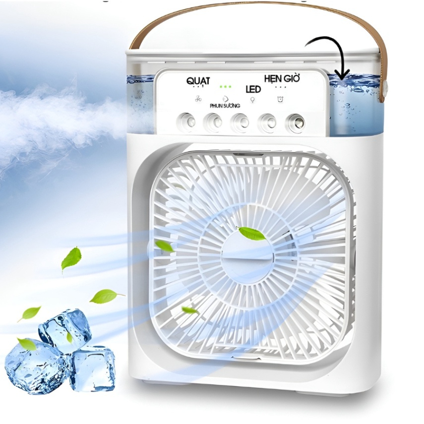 Quạt điều hòa hơi nước mini 600ml
