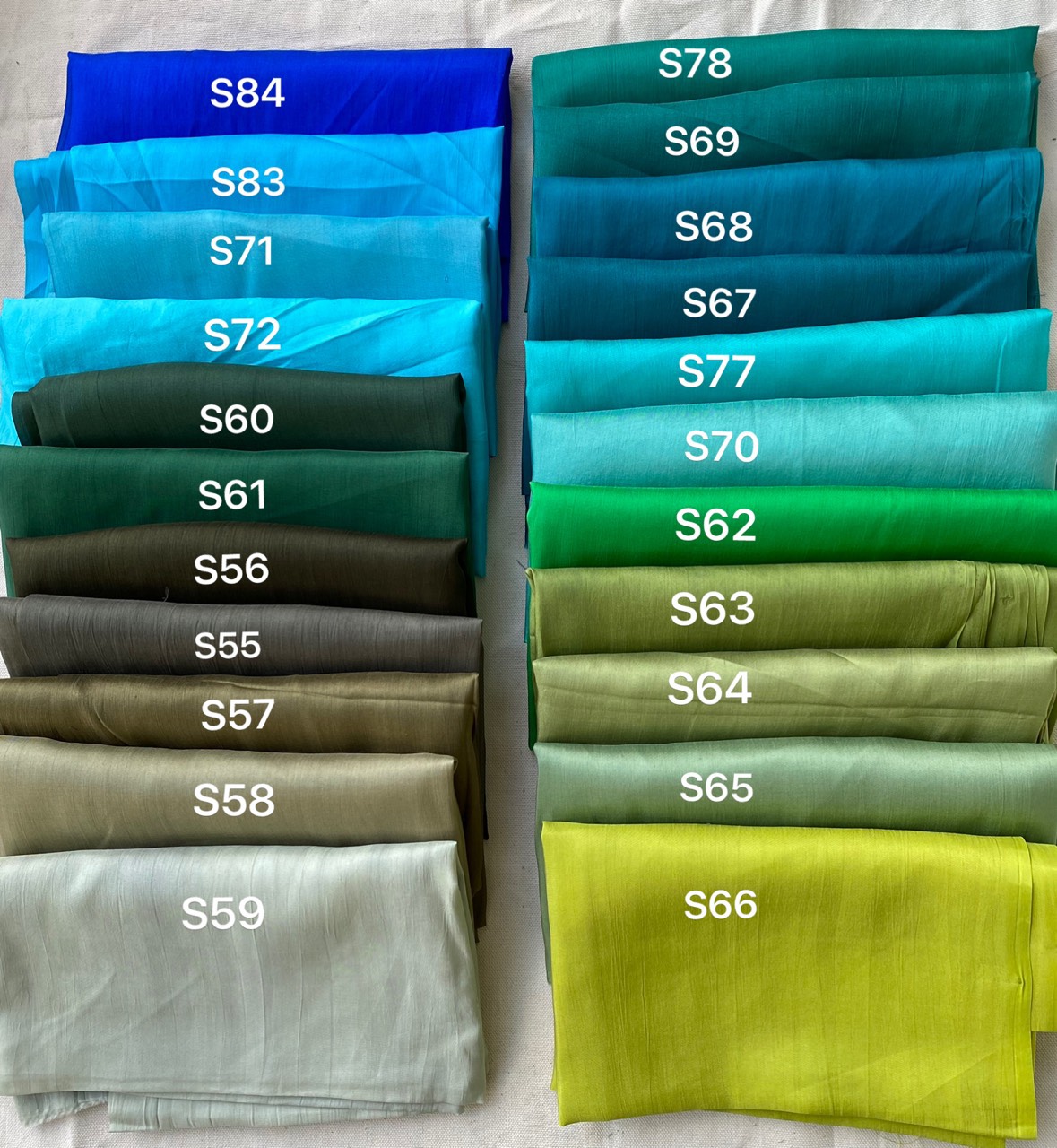 Vải Lụa Tơ Tằm - Tằm Lu Palacesilk may các loại váy áo, 100% silk #mềm#mượt#nhẹ & thoáng, khổ rộng 90cm